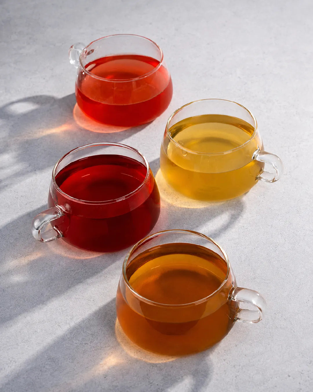 Kaffeetassen aus Glas Olea 4er Set 280 ml