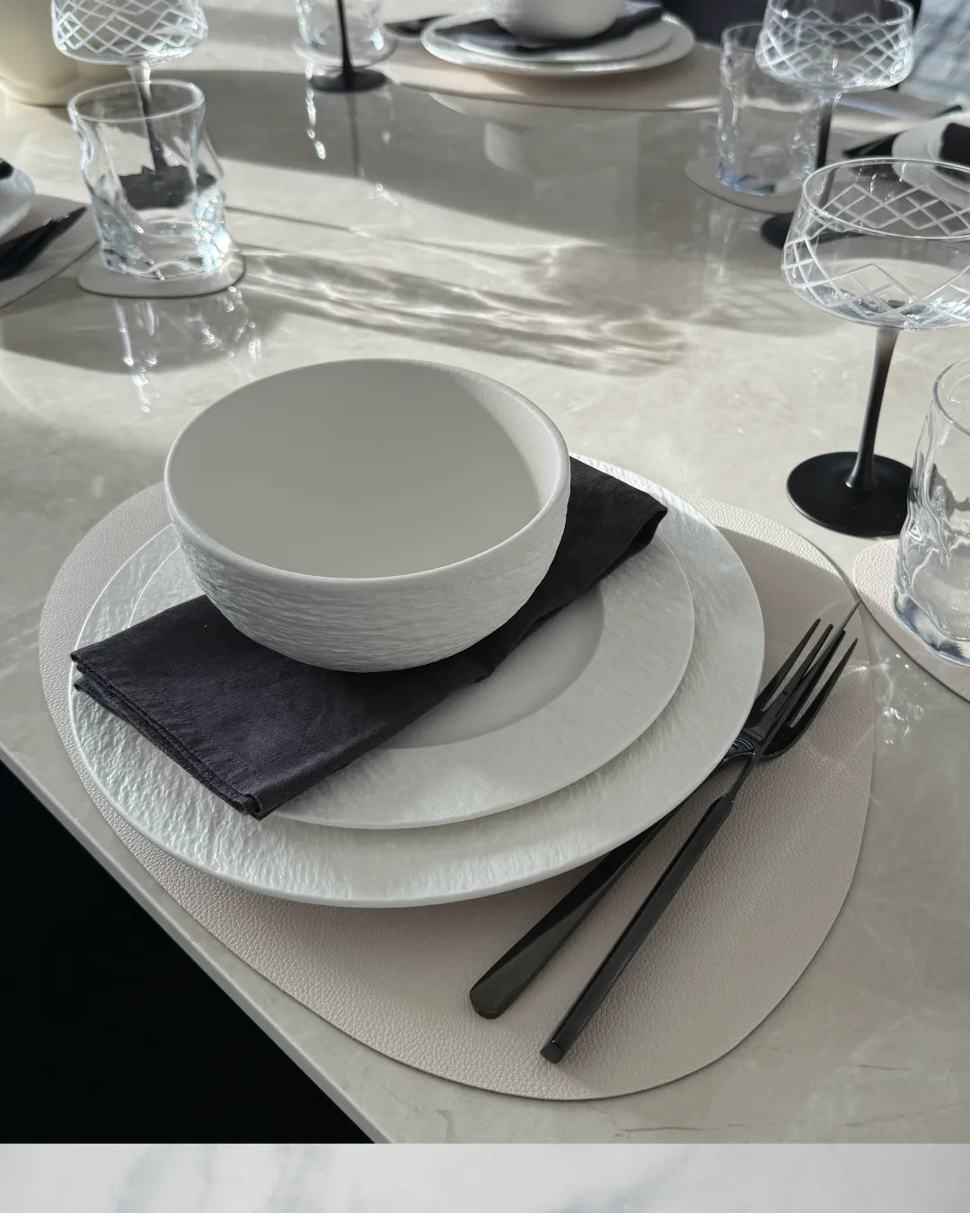 Geschirrset Oasis 16 teilig für 4 Personen mit Tassen