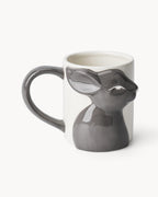 Miamio Parchen Tassen 3D Hasen Keramik, Geschenk fur Paare